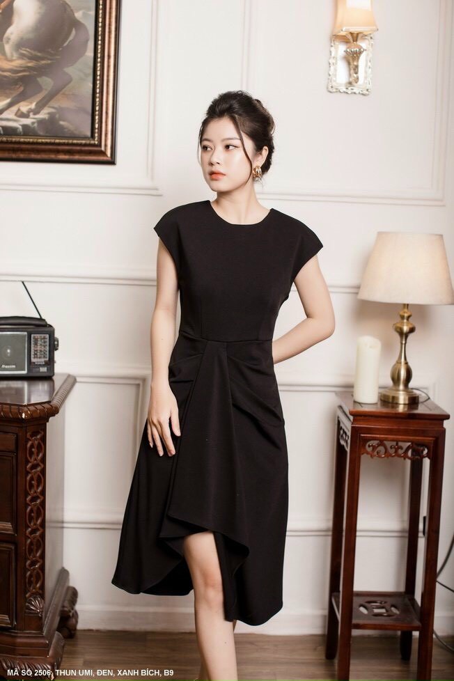 Đầm Dơi Váy Xếp - D2506